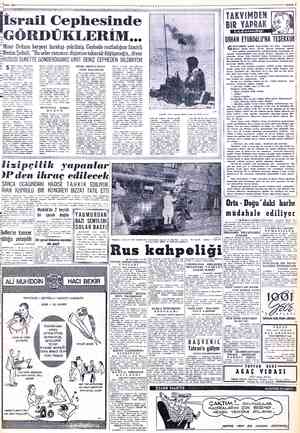  et MİL (İsrail Cephesınde “GÖRDÜKLERİM... “Mısır Ordüusüu herşeyi bırakıp çekilmiş. Cephede rastladığım İzmirli “Nesim...