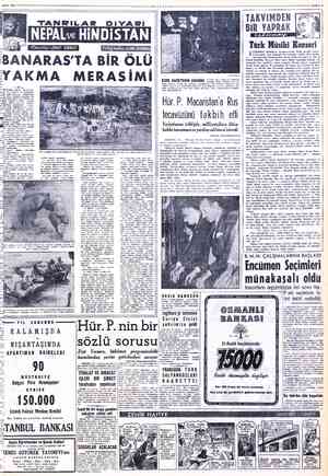 TASIM 19568 fe-, Köportaf- ÜMİT DENİZ BANARAS'TA BİR ÖLÜ Fotoğrraflar-İLHAN DEMİRE! YAKMA MERASİMİ ee ösRyaz lâ-Müstüman...