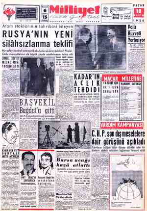  ğ PAZAR sokak No. 1 - İSTANBUL Üİ TELGRAF: MİLLİYET, İstanbul POSTA KUTUSU : 492, İstanbul TELEFON : 27 42 t0 ( Santral )...