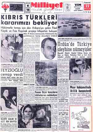  “ADRES : Cağaloğlu, Mollafenari sokak No. 1 - İSTANBUL TELGRAF: MİLLİYET, İstanbul POSTA KUTUSU : 492, İstanbul İTELEFON : 27
