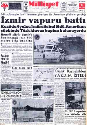  # Cağaloğlu, Mollatenari | İSTANBUL P stanbul P : 492, İstanbul 27 42 10 ( Santral ) TELEFON NACİ KARACAN Pazartesi 4 ŞUBAT