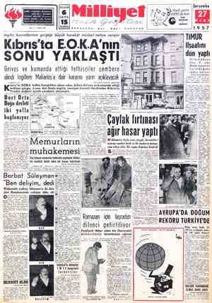  ADRES : Cağaloğlu, Mollafenari sokak No. 1 - İSTANBUL P: İf TELGRAF: MİLLİYET, İstanbul POSTA KUTUSU : 492, İstanbul TELEFON