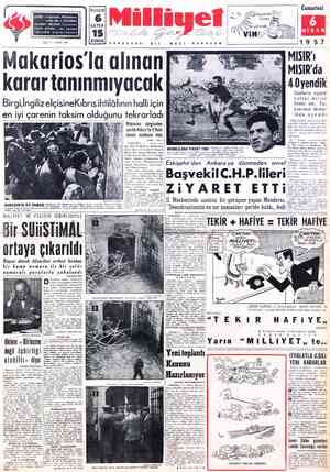 Milliyet sayfa 1