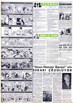  ** 18 MAYIS 1957 ZUN DANNNDANDNDN aNN aNbAANAbıNNANANammmamAmımmmmmmnz Pistte Kan Lekeleri 'TEFRİKA No: l1 - ÇIKAN YAZILARIN