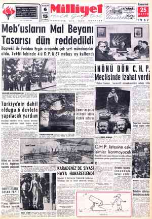 Milliyet sayfa 1