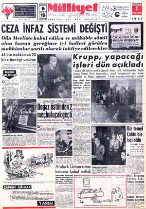Milliyet sayfa 1