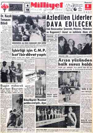 Milliyet sayfa 1
