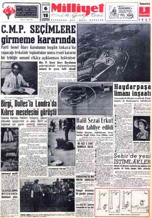 Milliyet sayfa 1