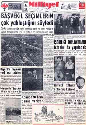  f ADRES : Cağaloğlu, Mollafenari r sokak No. 1 - İSTANBUL E| TELGRAF:; MİLLİYET, İstanbul POSTA KUTUSU : 492, İstanbul...