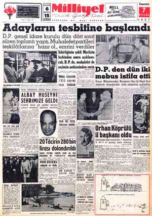 Milliyet sayfa 1