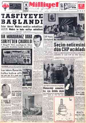  d —i ! 4| TELGRAF: MİLLİYET, İstanbul | (Posta kurusu : TELEFON : 27 42 10 | Santral ) sokak No. 1 - İSTANBUL 492, İstanbul