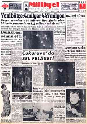  SEreRau n zz L TELGRAF: MİLLİYET, İstanbul POSTA KUTUSU : 492, İstanbul TELEFON : 27 42 10 ( Santrı sokak No. 1 - İSTANBUL
