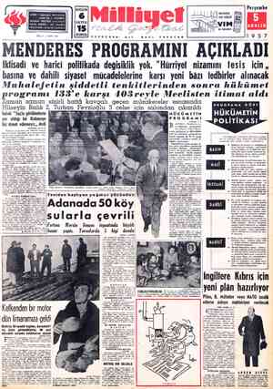  ADRES : Cağaloğlu, Mollafenari sokak No. 1 - İSTANBUL TELGRAF: MİLLİYET, İstanbul POSTA KUTUSU : 492, İstanbul İ TELEFON : 27