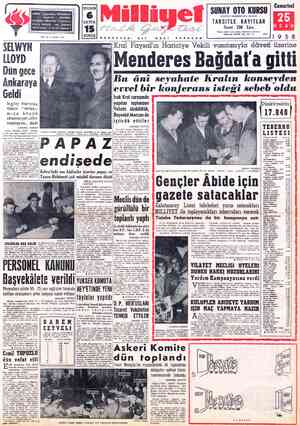 Milliyet sayfa 1