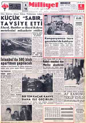 Milliyet sayfa 1