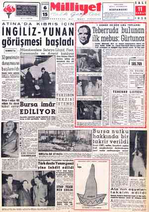 Milliyet sayfa 1