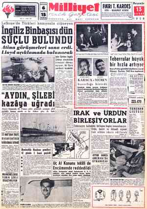 Milliyet sayfa 1