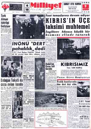  Türk Alman İşbirliği Gelişiyor Heuss'un Bayar şerefine verdiği ziyafette iki mem- leket arasındaki dostlu- ğun önemi...