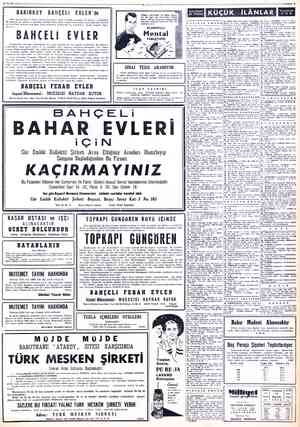  10 MAYIS 1955 Hem Sayfiye hem de Şehir haş 15 ilâ 20 lira) binlerce vatandaşın hi bedellerinin yarısı peşin, manzarası buz