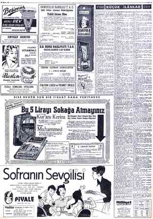  1 MAYIS 1958 "MİLLİYET" ) SARI PİRİNÇTEN MAMVL — ÜZEZZZZZ sesri DEV ” CAZ OCAK BAŞLIĞI ” PİYASAYA Ü ŞY Z &Ö Ş < ARZEDİLMİŞTİİ