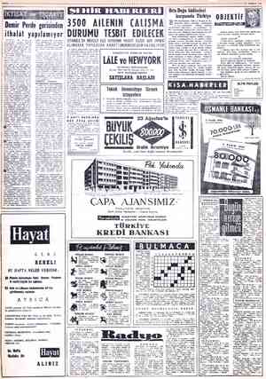  "TİGARET Hazırlayan : Dr. Halük CILLOV| Demir Perde gerisinden ithalât yapılamıyor İthalâtımız 1952 yılından bu yana devamlı