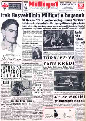 Milliyet sayfa 1