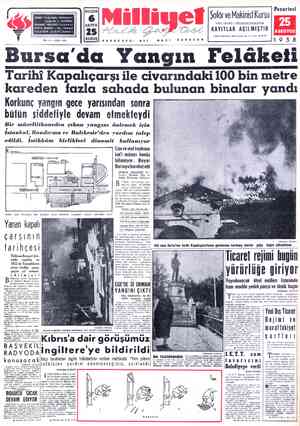  BUGÜN | ADRrES : Cağaloğlu, Mollatenari sokak No. 1 - İSTANBUL | (| TELGRAF: MİLLİYET, İstanbul POSTA :KUTUSU : 492, İstanbul