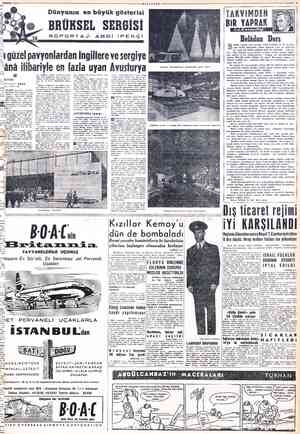  BRÜKSEL S â._â 318 1 güıel_pavyonlardan İngiltere âna ifibariyle en fazla uyan ae sek kuübbesi, renkli camlardan sızan ince