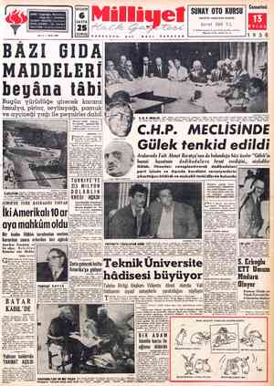 Milliyet sayfa 1