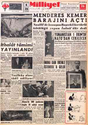  ADRES': Cağaloğlu, Mollafenari .sokak No. 1 - İSTANBUL TELGRAF: MİLLİYET, İstanbul POSTA KUTUSU : 492, İstanbul TELEFON :...