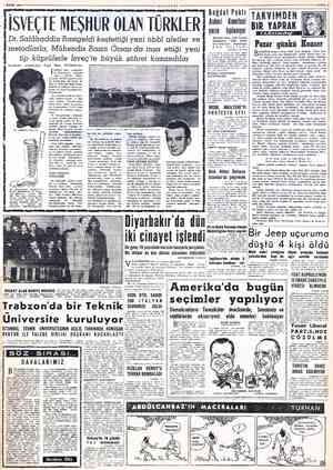  tip köprülerle İsveç'te büyük İSVEÇTE MEŞHUR OLAN TÜRKLE Dr. Salâhaddin Rastgeldi kesfe__ttı'ğı' yeni tıbbi aletler ve...