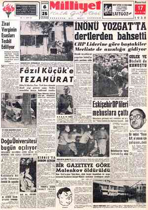 Milliyet sayfa 1