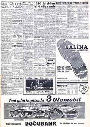  19 ARALIR 195801 İnön u, * Baştarafı Birincide de elem verici olmasından endişe et ek için bütün sebepler mevcuttur....
