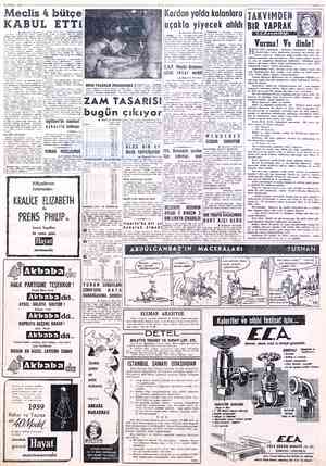  26 ŞUBAT 1959 Meclis 4 bütçe KABUL ETTi © Baştarajı Birincide İki DEP. mebusundan sonra - Ferit (Van C.H.P.) söz alarak...