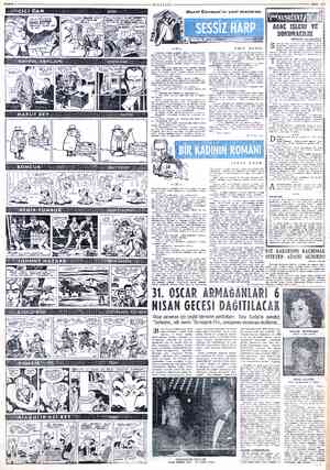  *:2 NİSAN 1959 GöĞÜMEMTENDENMUNMNDNDADAR MAD ANNNaNNNANmaNANANcNamumummuman Murat Davman'ın yeni macerası 'BEN ONÜ BUNU...