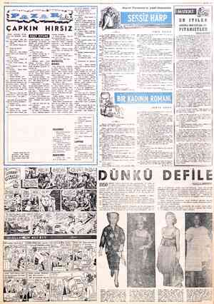  SAYFA: 4 3 MAYIS 1959 AD DA dANDıNdANDAADADAA>dANANAAAN>DADAK DNYNY MİLLİYET'- AMERİKA MEKTUPLARI (V) PİYANİSTLER Cüneyt...