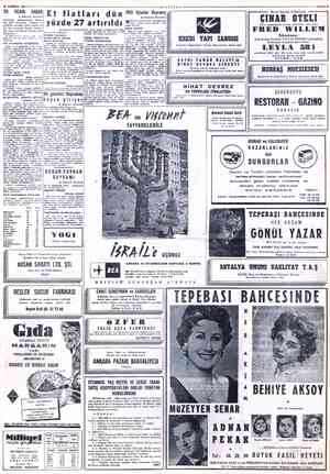 Püm. Bütün iktisadi ve ticari mücssese. 47 HAZİRAN 19590800 39 TİCARİ b Baştarafı Birincide zeyinyağı — ihracatçılarına -...