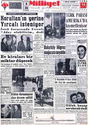  BUGÜN SAYFA STA, KUTUSU: İstâanbul 492, k a 'YELEFON : /27 42 10. ( Santral) zs KA W YIL: 10 — SAYI: 3388 RUŞ KURUCUSU: ALİ