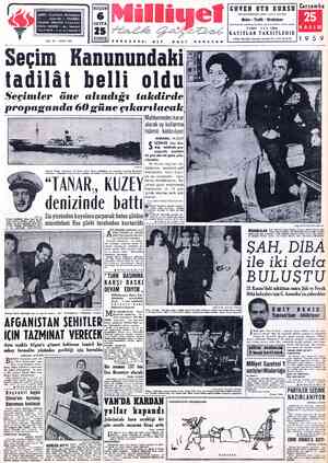  ) | | ADRES: Cağaloğlu, Mollatenari £ sokak No. 1 - İSTANBUL | (f TELGRAF: MİLLİYET, İstanbul $ | POSTA KUTUSU. © 492,...