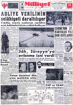  ADRES : Cağaloğlu, Mollafenari 4 TELGRAF: MİLLİYET, İstanbul POSTA KUTUSU :- 492, İstanbul sokak No. 1.- İSTANBUL | YIL: 10 —