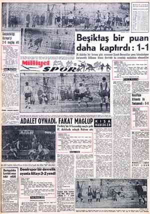  Gençlerbirliği Göztepe'yi 2-0 mağlüp etti STAD: Alsancak HAKEMLER: — Semih — Zoroğlu Go Dilek G, Sadi Calân ()...
