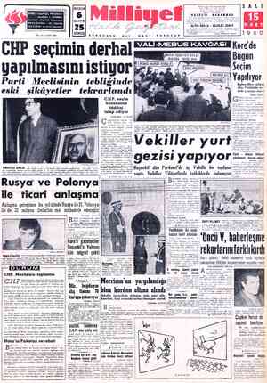  BUGÜN ADRES : Cağaloğlu, Mollafenari sokak No. 1 - İSTANBUL ( TELGRAF: MİLLİYET, İstanbul POSTA KUTUSU : 492, İstanbul...