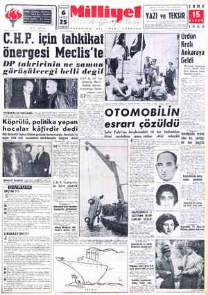  BUGÜN “ADRES < Cağaloğlu, Mollafenari — — sokak No, 1 - İSTANBUL İN TELGRAF: MİLLİYET, İstanbul POSTA KUTUSU : 492, İstanbul