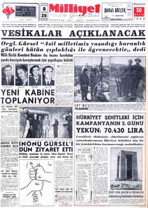 Milliyet sayfa 1
