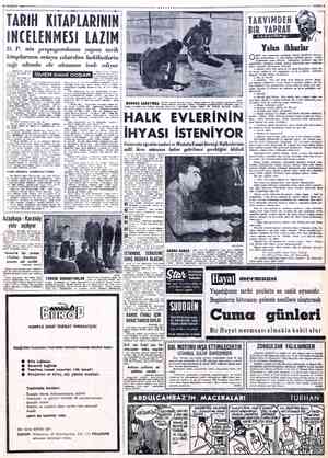 23 HAZİRAN 196044 n TARİH KITAPLARININ £ İNCELENMESİ LAZIM D. P. nin propagandasını yapan tarih kitaplarının ortaya çıkarılan