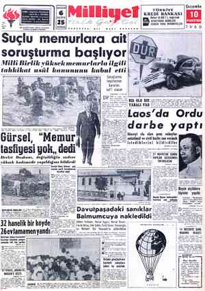  sokak No. 1 - İSTANBUL TELGRAF: MİLLİYET, İstanbul İ POSTA KUTUSU : 492, İstanbul TELEFON: Şin 27 42 10 ( Santral ) ı SAYI: *