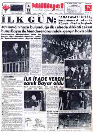  ADRES : Cağaloğlu, Mollafenari sokak No. 1 - İSTANBUL İf TELGRAF: MİLLİYET, İstanbul POSTA KUJTUSU : 492, İstanbul —— TELEFON