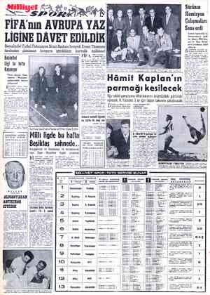  İA FİFA'nın AVRUPA YAZ LIGİNE DAVET EDİLDİK Beynelmilel Futbol Federasyon İkinci Başkanı İsviçreli Ernest Thommen tarafından