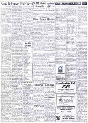  L ŞUBAT 19611 ŞSabık Bakanlar ifade verdi © Baştarajı Birinctde tamatı kahul etmem.. Başkan Başol, bu sözlerin Ordu İçinde