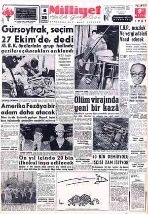Milliyet sayfa 1